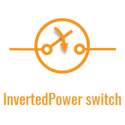 Inverted power switch